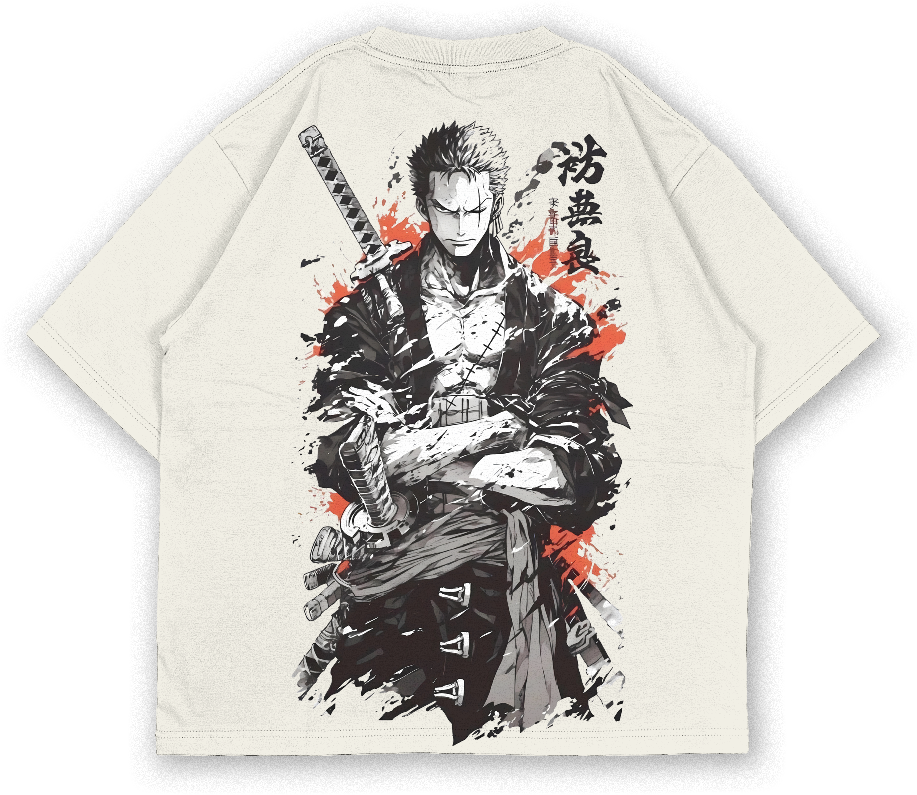 THREE SWORD DEMON - UNISEX OVERSIZE TEE