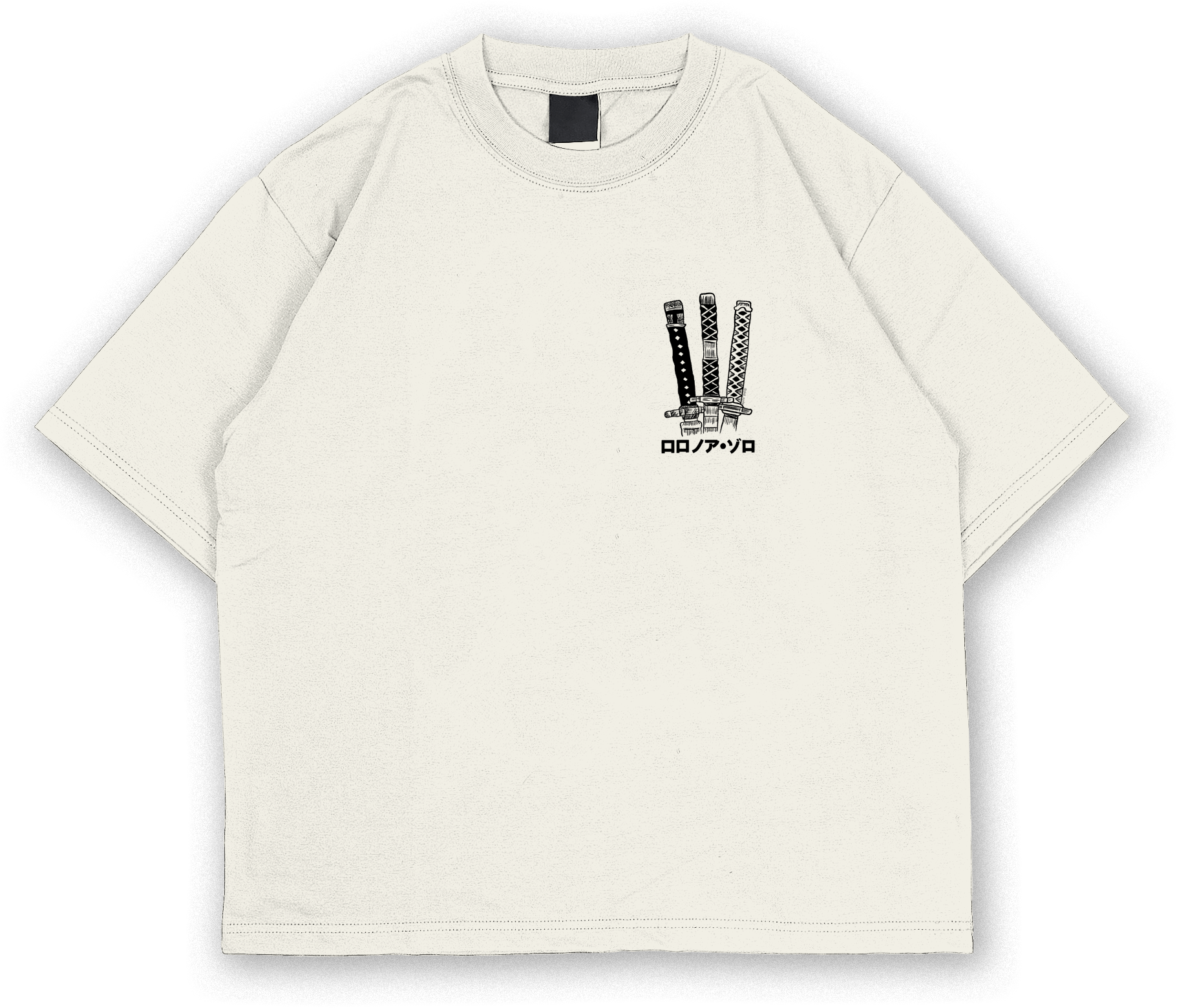 THREE SWORD DEMON - UNISEX OVERSIZE TEE