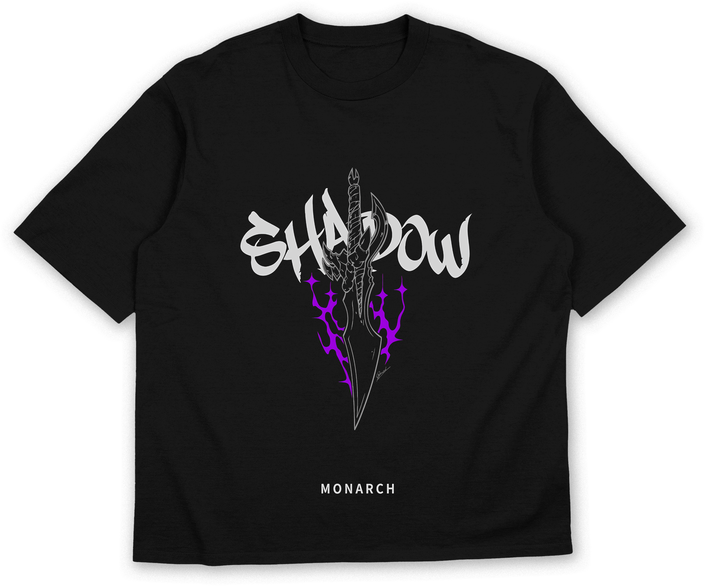 SHADOW MONARCH - UNISEX OVERSIZE TEE
