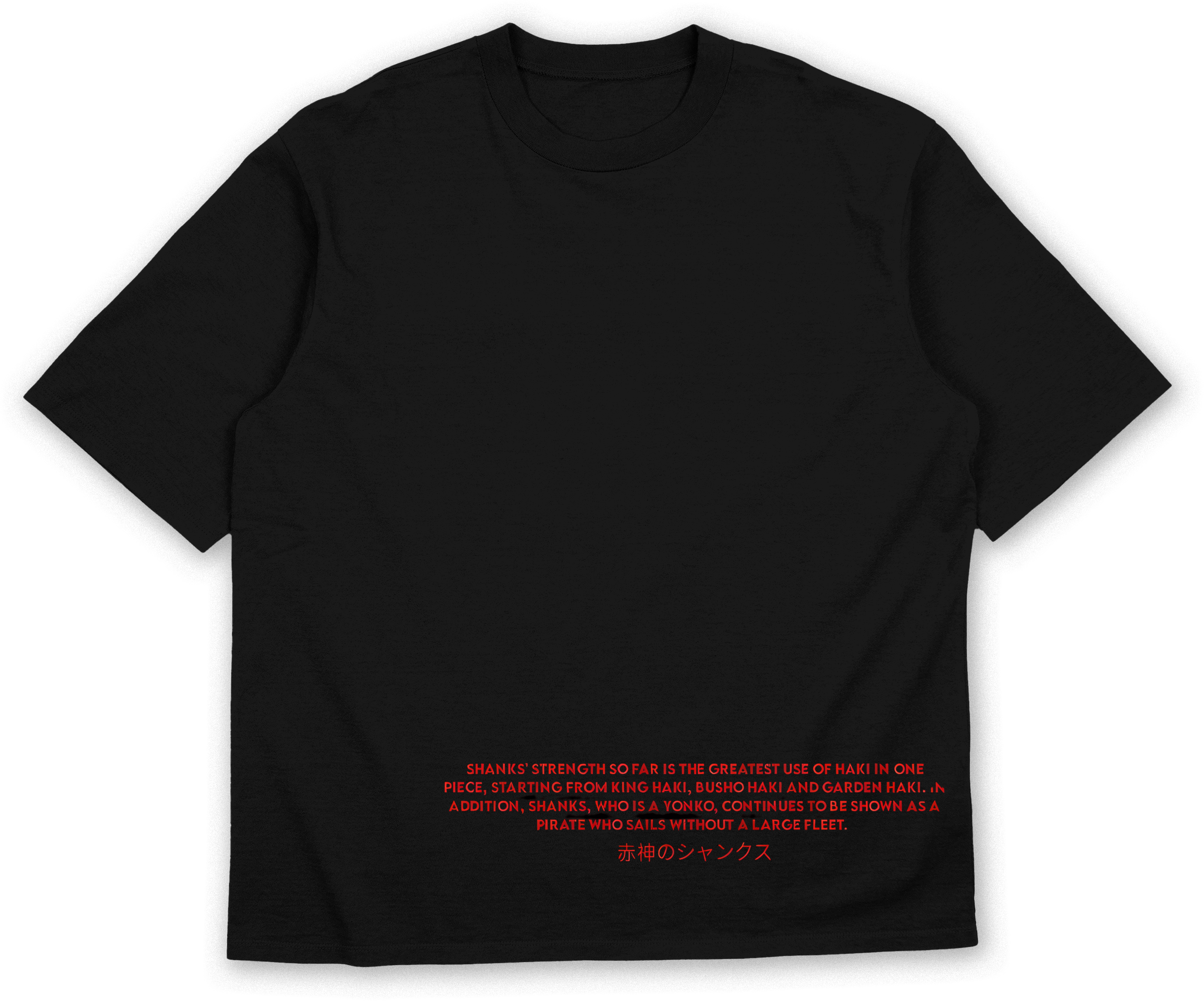 RED EMPEROR - UNISEX OVERSIZE TEE
