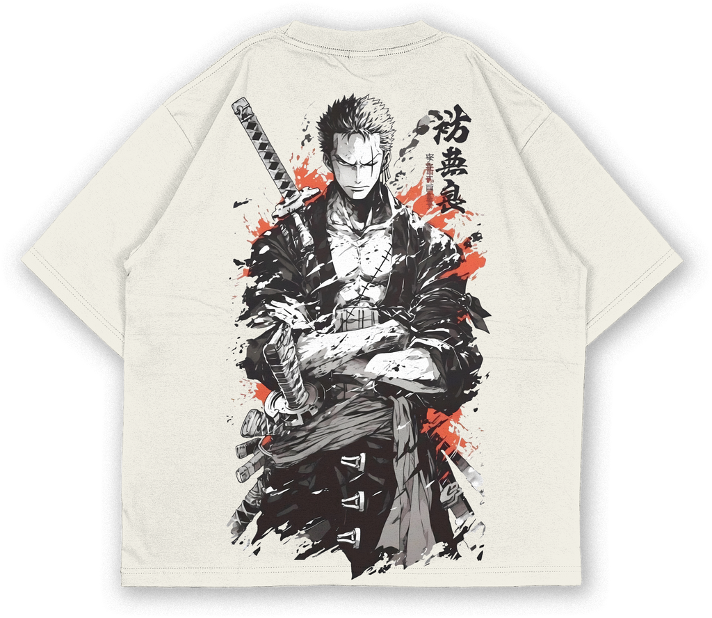THREE SWORD DEMON - UNISEX OVERSIZE TEE