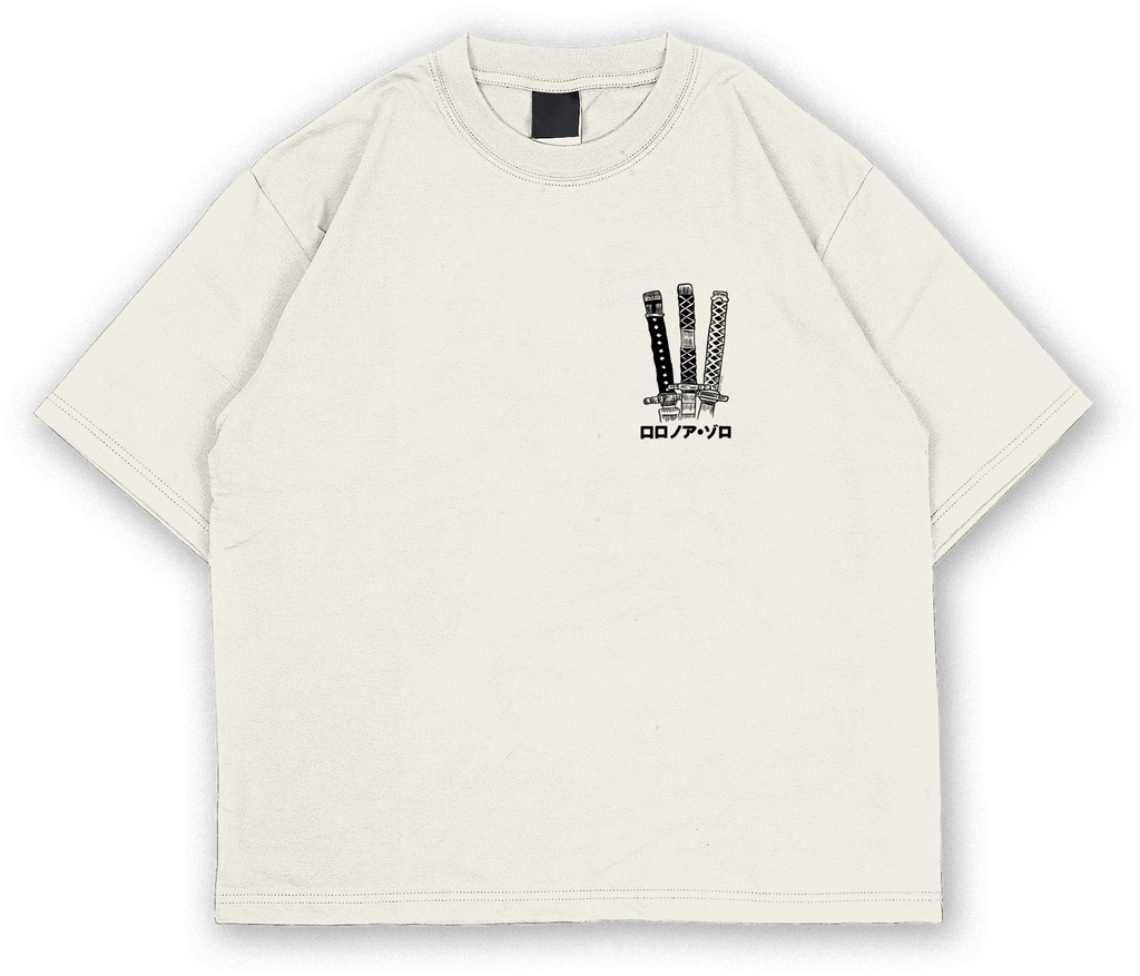 THREE SWORD DEMON - UNISEX OVERSIZE TEE